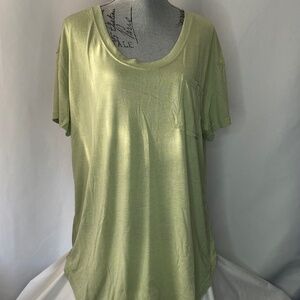 New Womans Green Short Sleeve T-Shirt, 2xl